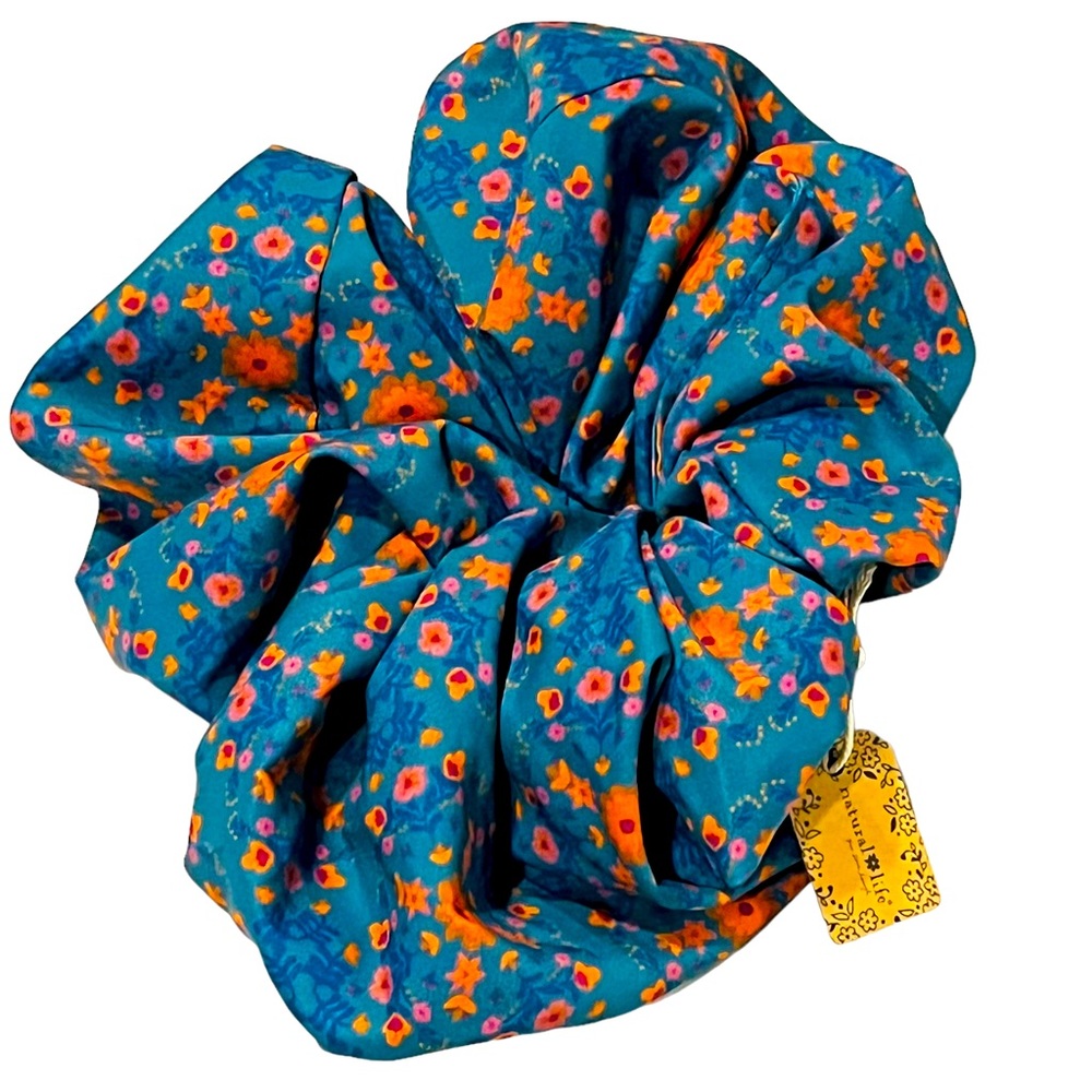 Natural Life | Boho Floral Print Oversized Scrunchie | OS